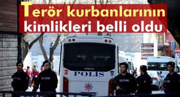 Sultanahmet’teki bombalı saldırıda ölenlerin isimleri belli oldu