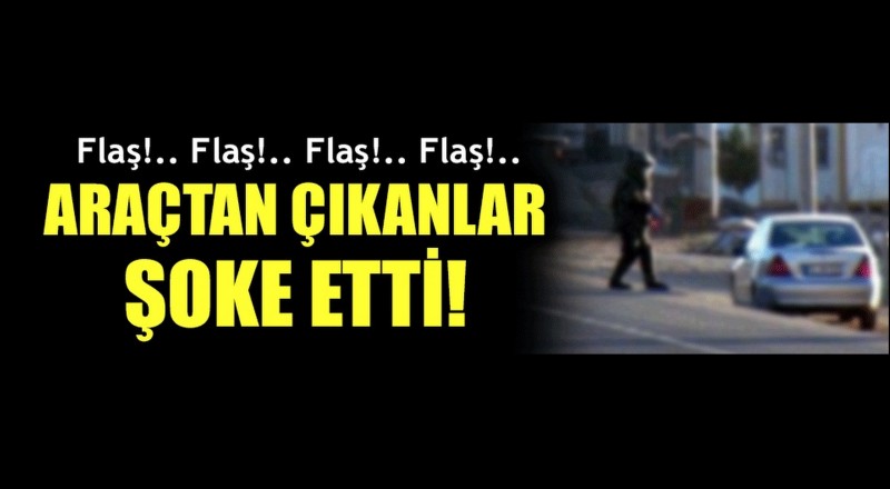 Şüpheli araçtan tüp düzenekli bomba çıktı