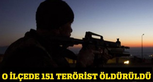 Sur'daki operasyonlarda 61 günde 151 terörist öldürüldü