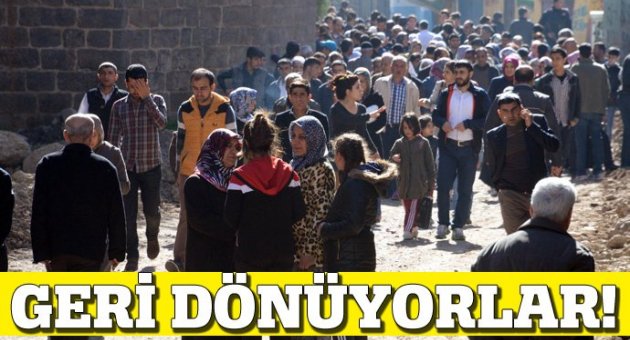 Sur'da yasağın kaldırıldığı mahallede oturanlar evlerine döndü