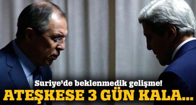 Suriye'deki ateşkeste kritik gelişme