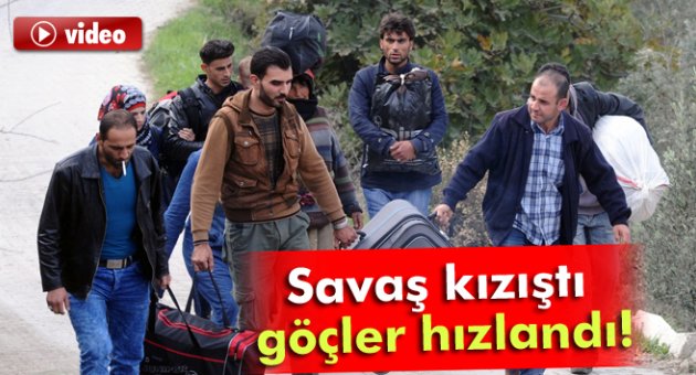 Suriye’de savaş kızıştı, kamplardan göçler hızlandı