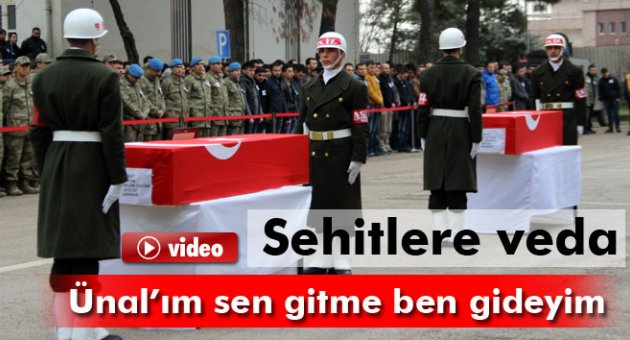 Sur şehitlerine gözü yaşlı tören!