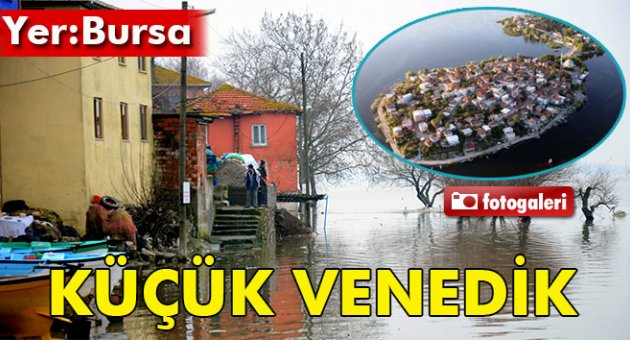 Su seviyesi yükselince Venedik'e benzedi