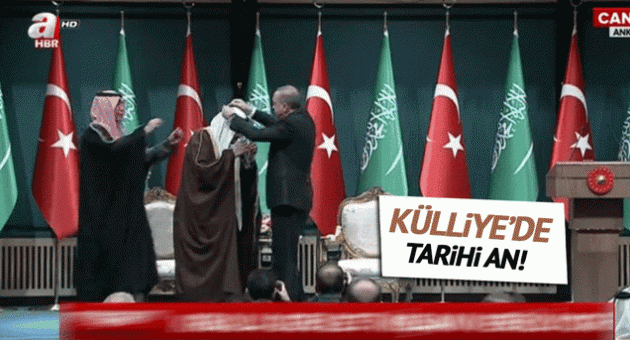 Suudi Kral'a Devlet Nişanı verildi