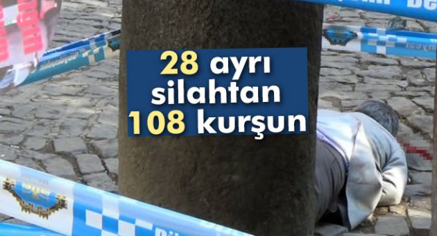 Tahir Elçi olayında 28 ayrı silahtan 108 kurşun sıkılmış