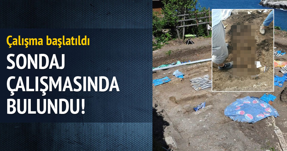 Tarihi kazı alanında insan iskeletleri bulundu