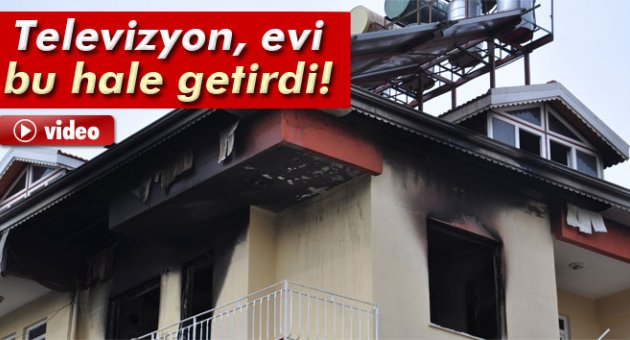 Televizyon o evi bu hale getirdi