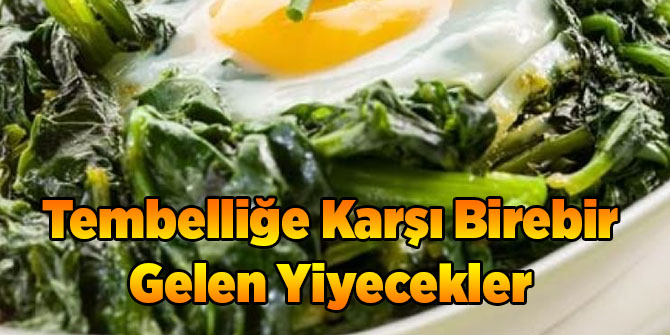Tembelliğe Karşı Birebir Gelen Yiyecekler