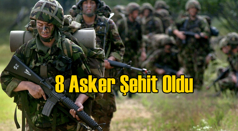 Teröristler Askerle Çatışmaya Girdi Çatışma: 8 Şehit