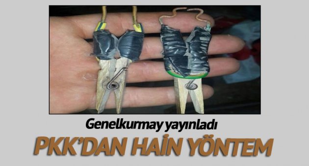 Teröristlerin hazırladığı bomba düzeneği şoke etti