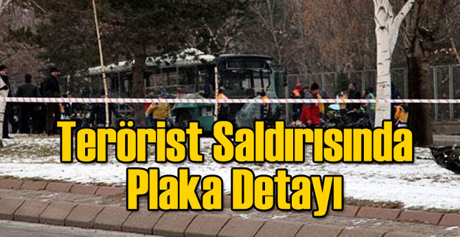 Terör Saldırısında Plaka Detayı!