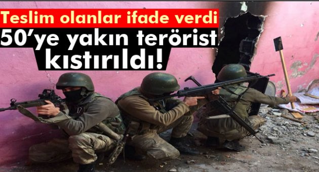 Teslim olan teröristler ifade verdi, operasyonun düğmesine basıldı!