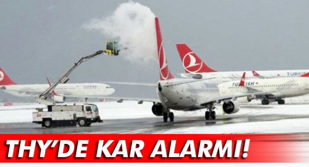 THY kar alarmı nedeniyle 142 seferini iptal etti