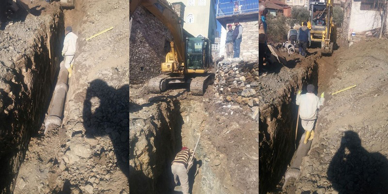 TOKMAKLI MAHALLESİ’NİN ALTYAPISI YENİLENİYOR