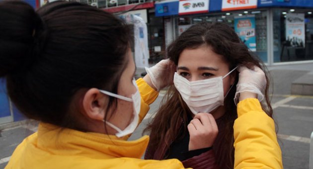 Toplu taşımada domuz gribi önlemi