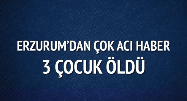 Toprak evin damı çöktü: 3 çocuk hayatını kaybetti