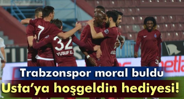 Trabzon'dan 'Usta'ya hoşgeldin hediyesi... 3-1