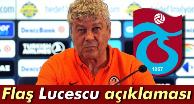 Trabzonspor'dan flaş Lucescu açıklaması
