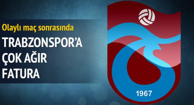 Trabzonspor, PFDK'ya sevk edildi