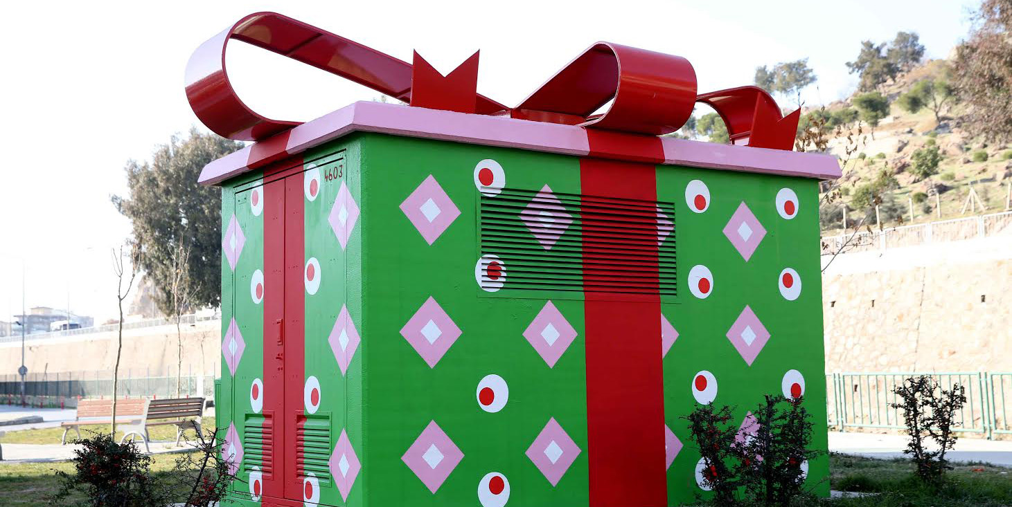 Trafolar sanat eserine dönüştü!