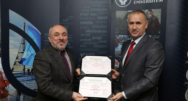 TS EN ISO 50001 belgeli ilk üniversite