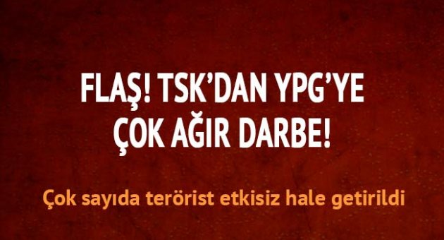 TSK'dan YPG'ye ağır darbe! En az 53 ölü