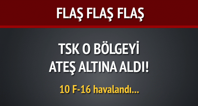 TSK, Azez'deki PYD mevzilerini ateş altına aldı