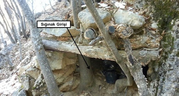 Tunceli’de iki sığınak tespit edildi