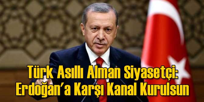 Türk Asıllı Alman Siyasetçi: Erdoğan'a Karşı Kanal Kurulsun