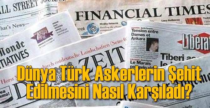 Türk Askerlerinin Şehit Edilmesini Nasıl Gördü?