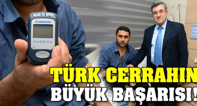 Türk cerrahın büyük başarısı!