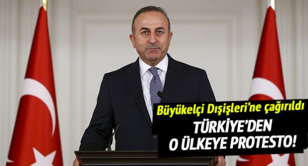 Türkiye&#039;den Belçika&#039;ya protesto!