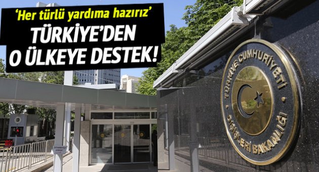 Türkiye'den Ekvador'a destek
