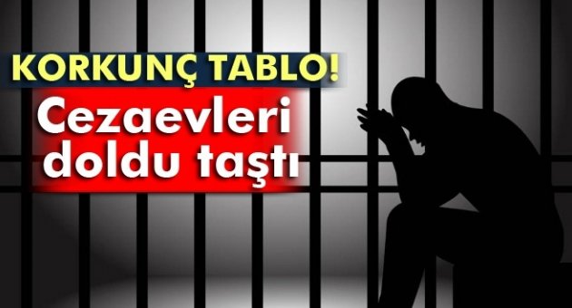 Türkiye’de cezaevleri kapasiteyi aştı