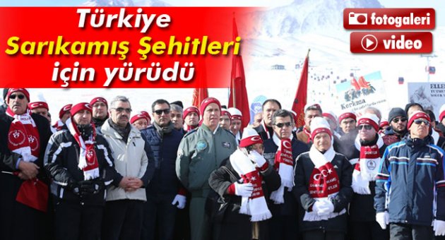 Türkiye Sarıkamış Şehitleri için yürüdü