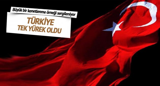 Türkiye tek yürek oldu: Ben Türkiye'yim