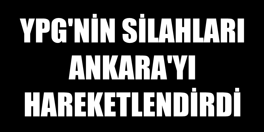 Türk tanklarını vuran YPG'nin silahları şok etti!