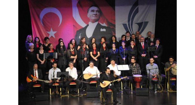 Türkülerle yeni yıl şöleni