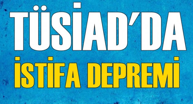 TÜSİAD'da istifa depremi
