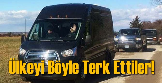Ülkeyi Böyle Terk Ettiler!