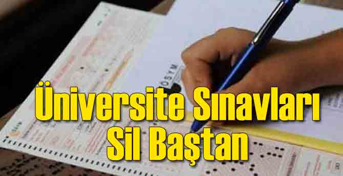 Üniversite Giriş Sınavları Değişiyor