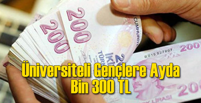 Üniversiteliye Ayda Bin 300 Lira ile İş