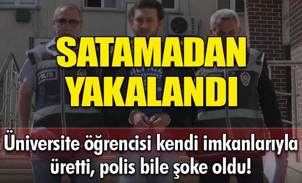 Üniversite öğrencisi suikast silahı üretti!