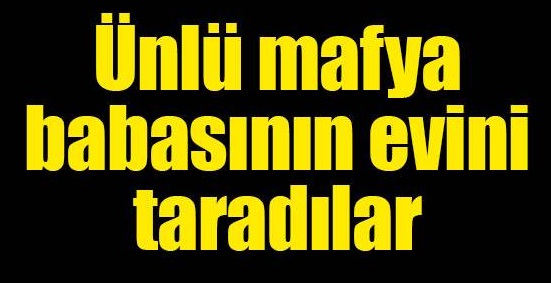 Ünlü Mafya Babasını Evinin Önünde Taradılar