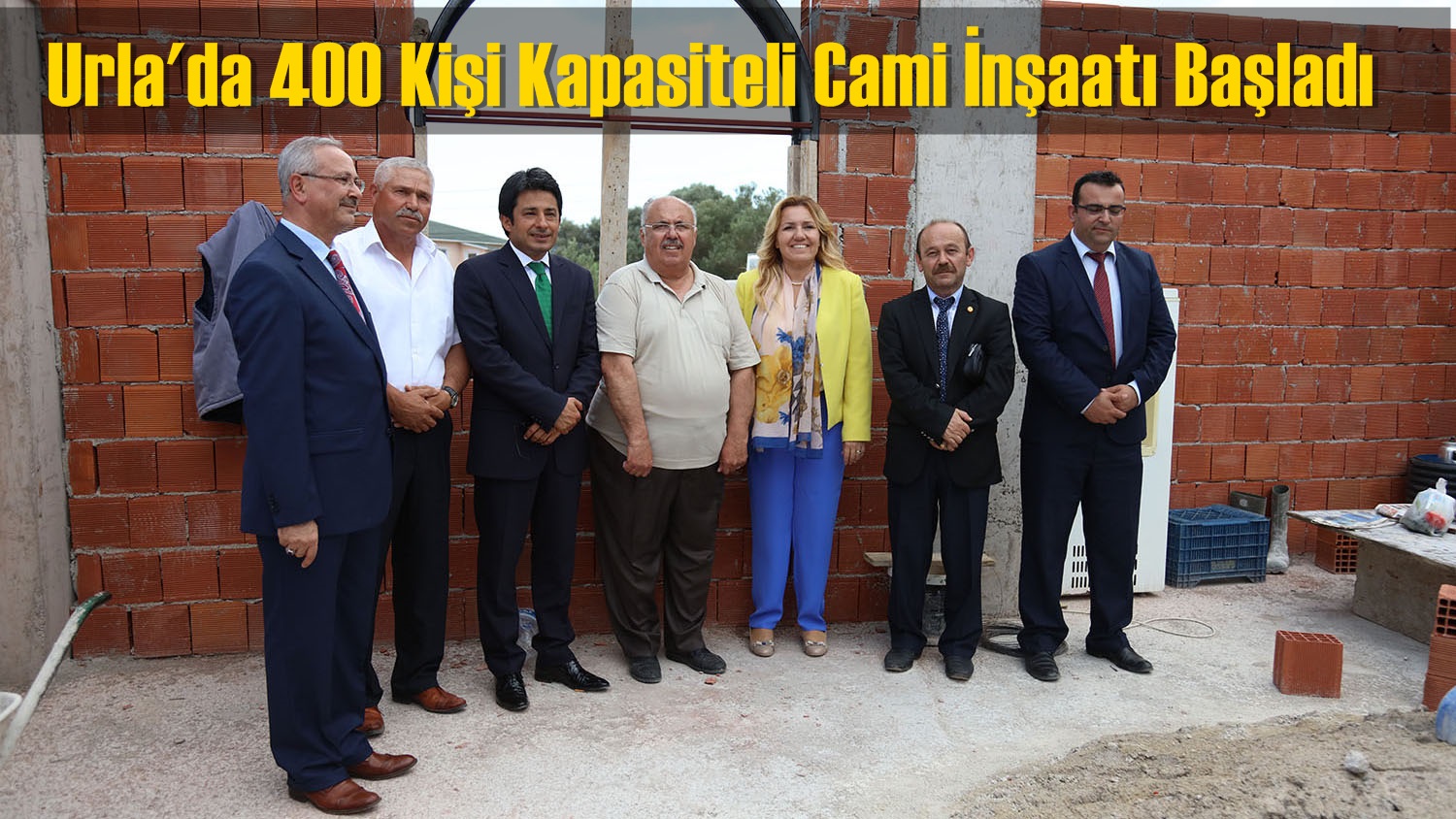 Urla'da 400 Kişi Kapasiteli Cami İnşaatı Başladı