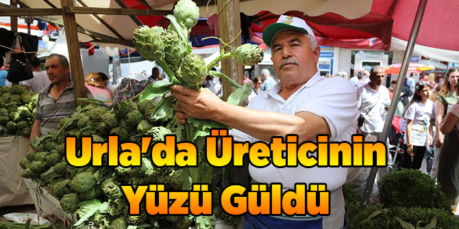 Urla'da Üreticinin Yüzü Güldü