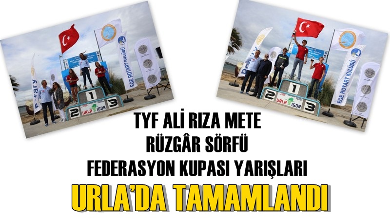 Urla&#039;da Yelken Sörfü Yarışması Sonuçlandı