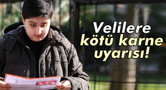 Uzmanlardan karne uyarısı