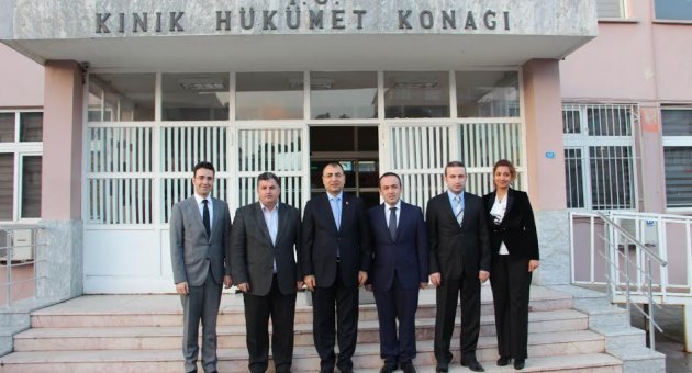 Vali Toprak, Kınık'ı ziyaret etti